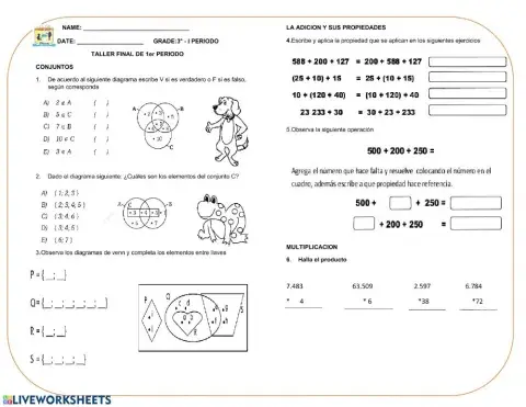 TALLER FINAL DE 1er PERIODO