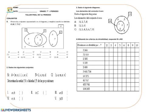 TALLER FINAL DE 1er PERIODO