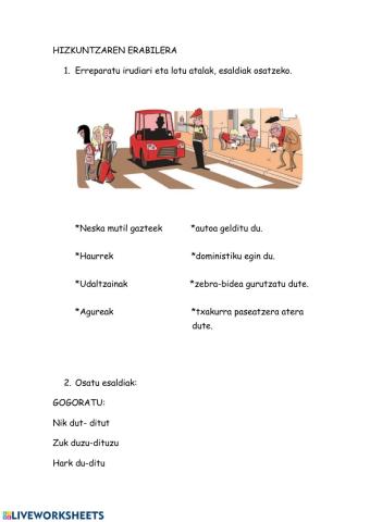 Hizkuntzaren erabilera