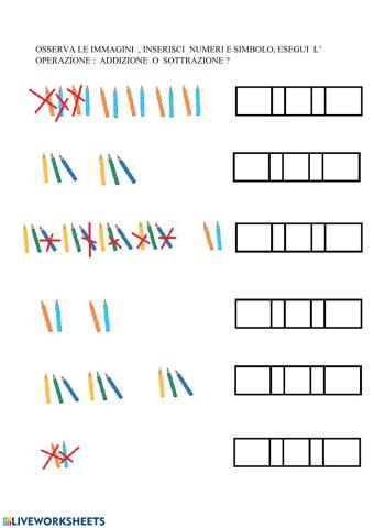 Addizione o sottrazione