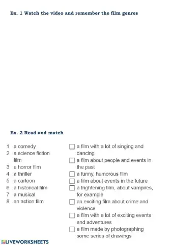 Leisure time - part 1 - films