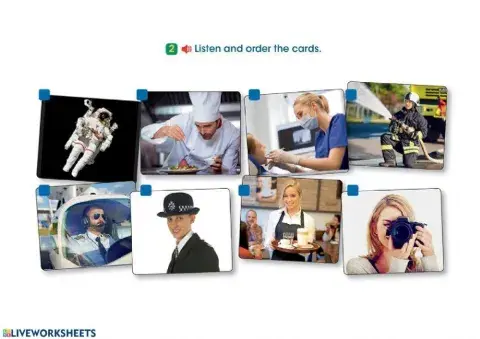 Jobs Listening Flyers Unit 4