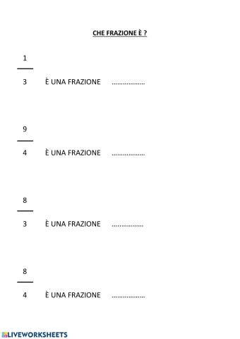 La frazione