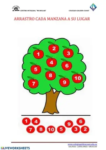 ARRASTRO CADA MANZANA A SU LUGAR