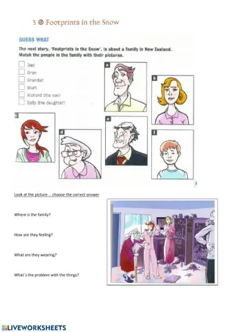 Footprints in the snow