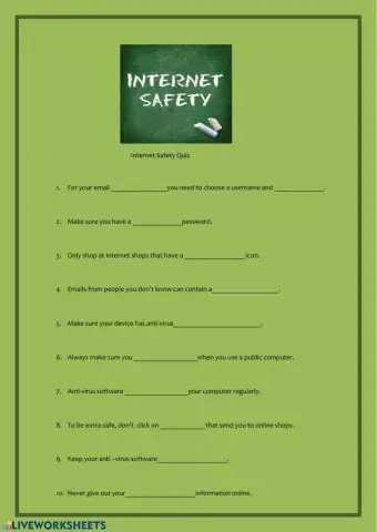 Internet safety