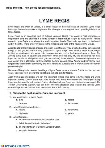 Reading comprehension