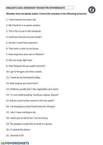 Very Basic Mistakes Every Brazilian Student Makes