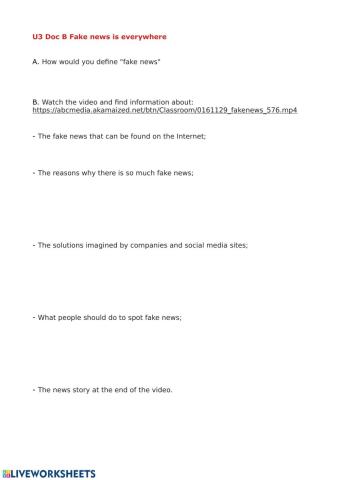 Fake news definition