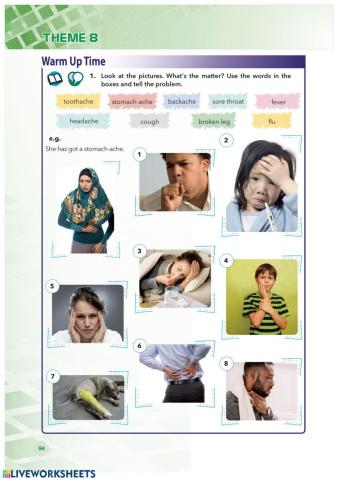 Grade 9 Theme 8 Emergency and Health Problems SB Page 94