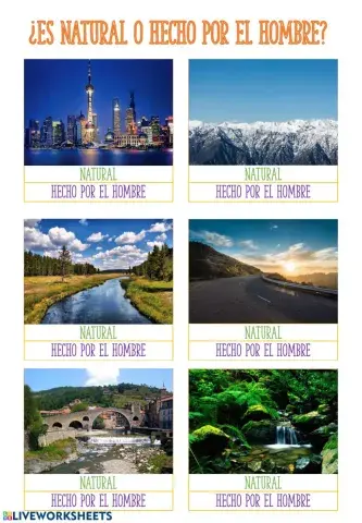 ¿Es natural o hecho por el hombre?