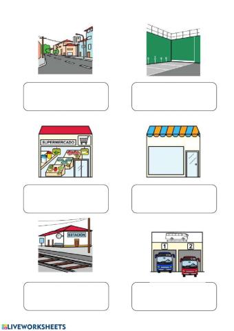 La calle-escribir la palabra