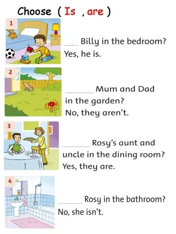 Family and friends 1 grammar unit 8