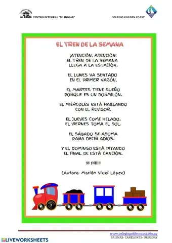 El tren de la semana