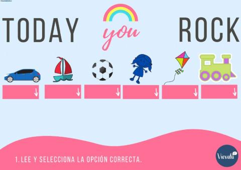 FICHA JUGUETES Y COLORES. REPASO TEMA 1