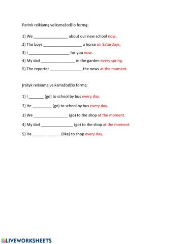 Present Simple or Present Continuous