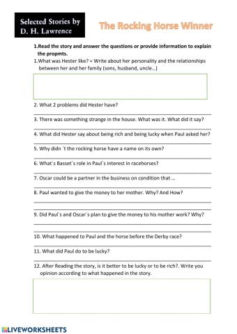 The Rocking Horse Winner