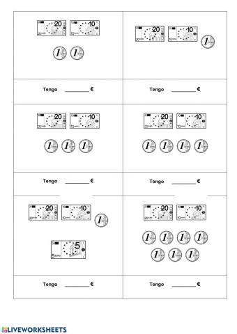 Monedas y billetes 1