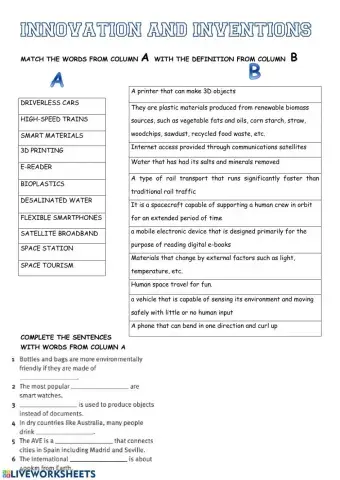 Innovation and invention