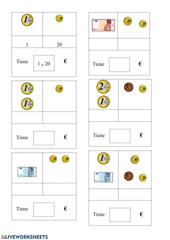 Monedas y billetes 8