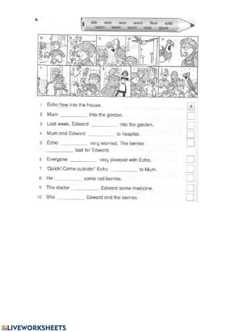 Kids 5 There was-There were