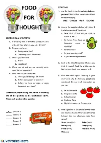 Action & Non-action verbs