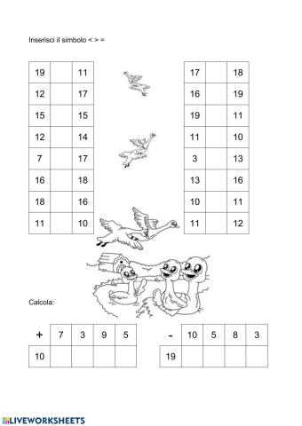 Inserisci il simbolo e calcola