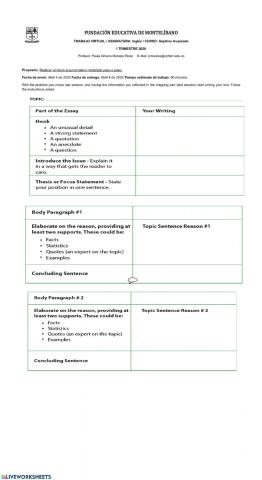 Argumentative Text Writing