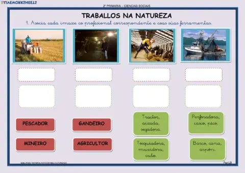Traballos na natureza