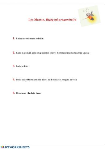 Les Martin, Bijeg od progonitelja