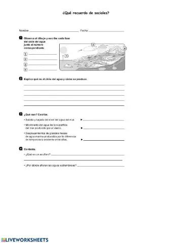 ¿Qué recuerdo de sociales?