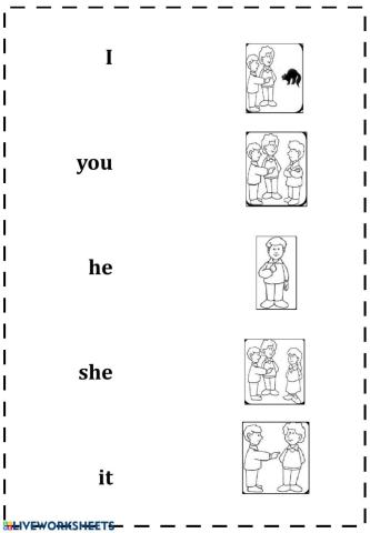 I you he she it