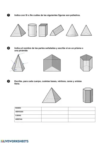 Cuerpos geométricos