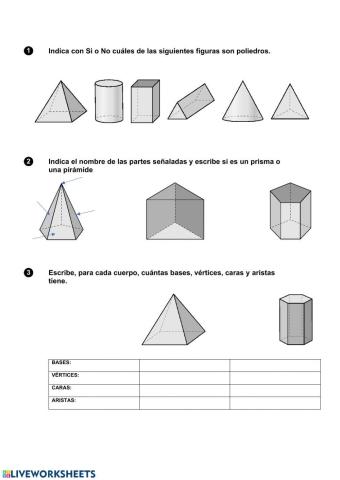 Cuerpos geométricos