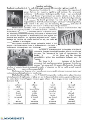 American Institutions