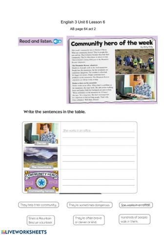 Questions about a listening