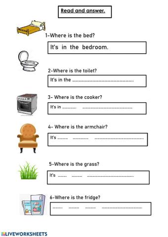 Objects in the house