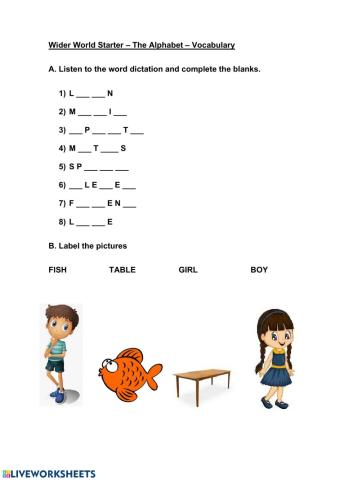 Wider World Starter U0