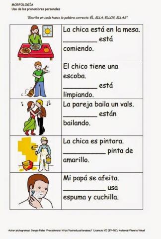 Pronombres Personales