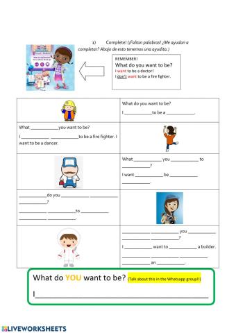 What do you want to be?