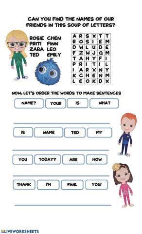 Bright Ideas 1 Characters