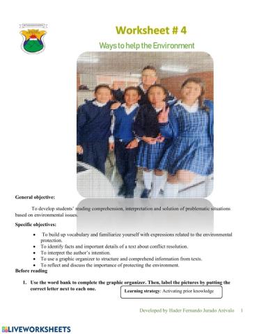 The way to help to protect the environment