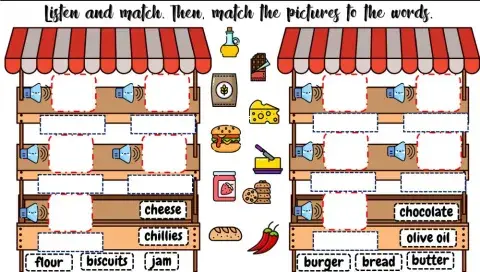 Food 2 (listen and match)