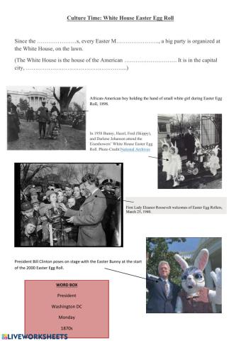 White House Easter Garden party