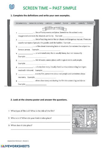Screen Time - Past Simple