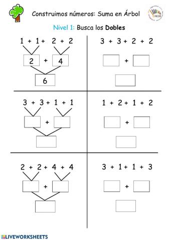 Buscar dobles. Nivel 1 OAOA