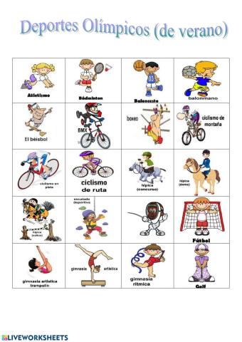 Deportes Olímpicos de verano
