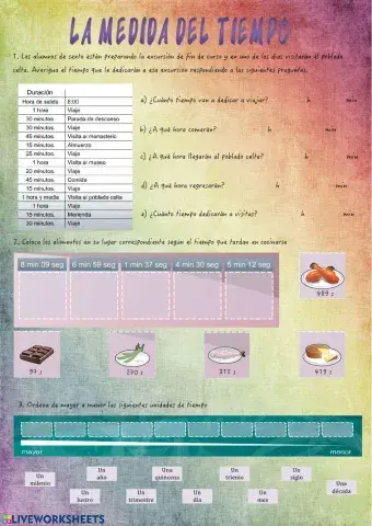 La medida del tiempo