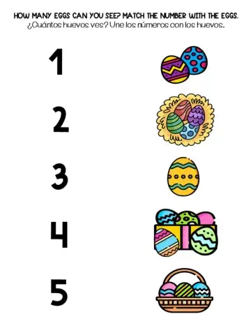 Match the number with the picture