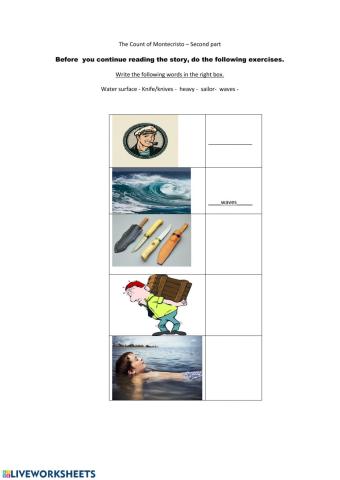 Action verbs with images